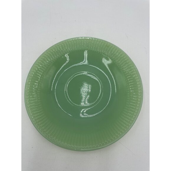 Vintage Fire-King Jadeite Jane Ray Saucer Plate Unbranded - Picture 1 of 2